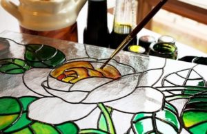 Peinture sur verre