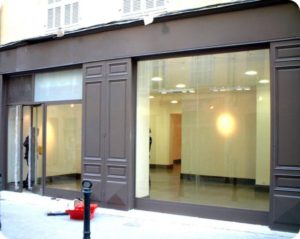 remplacement de vitrine Paris 1