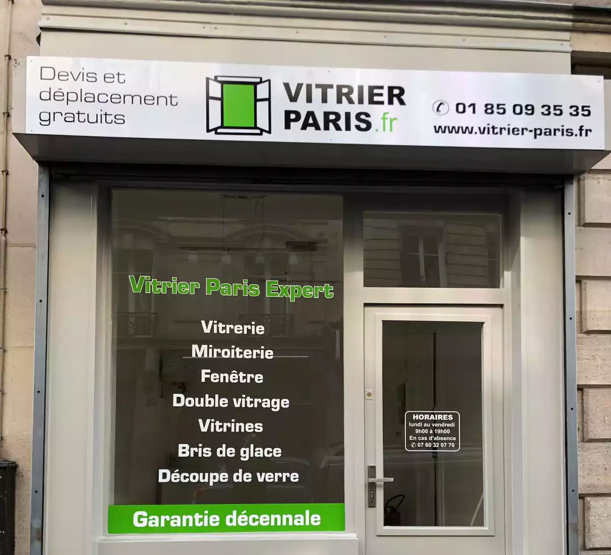 vitrier paris expert